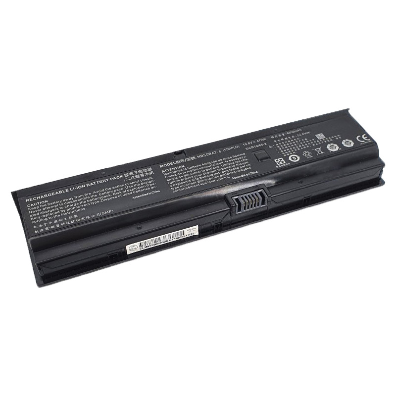 Batería Clevo NB60TA NB60TH NB60TJ1 4300mAh 47Wh