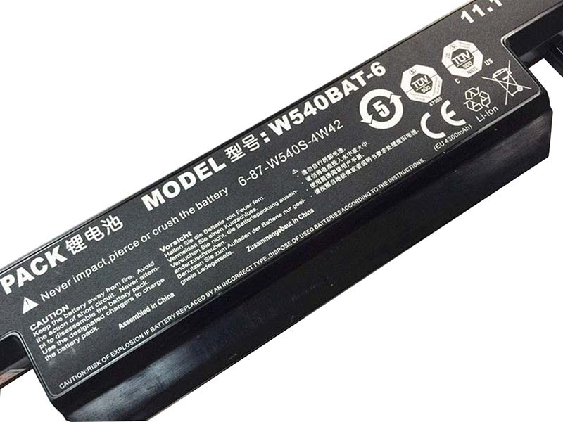 Batería Schenker XIRIOS B502-20K (W155EU) 4400mAh 48.84Wh