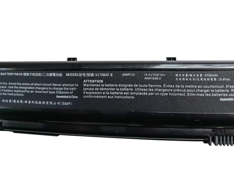 Batería Clevo X170BAT-8 6700mAh 97Wh
