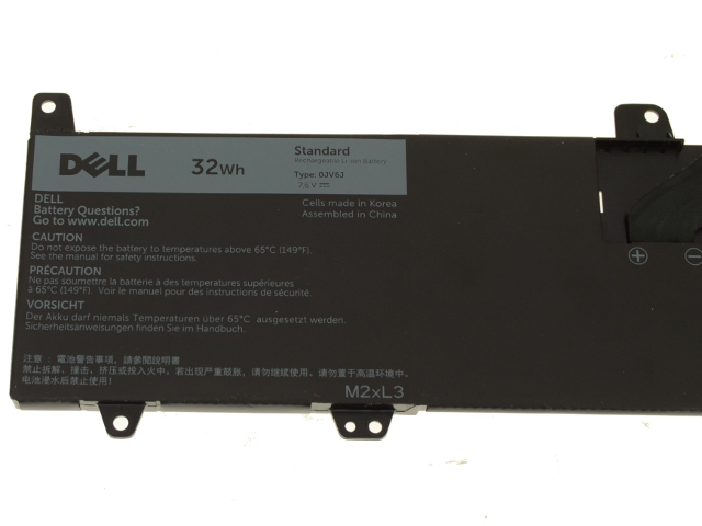 Original 32Wh Dell Inspiron 11 3179 Batería
