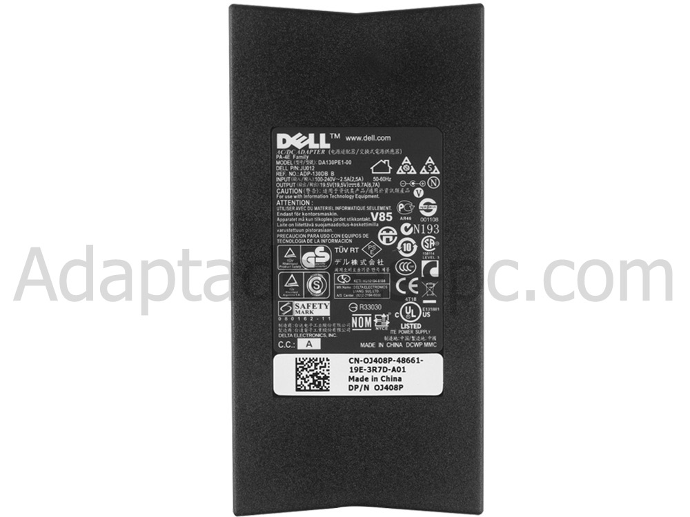 130W Dell 331-5817 Original AC Adaptador Cargador