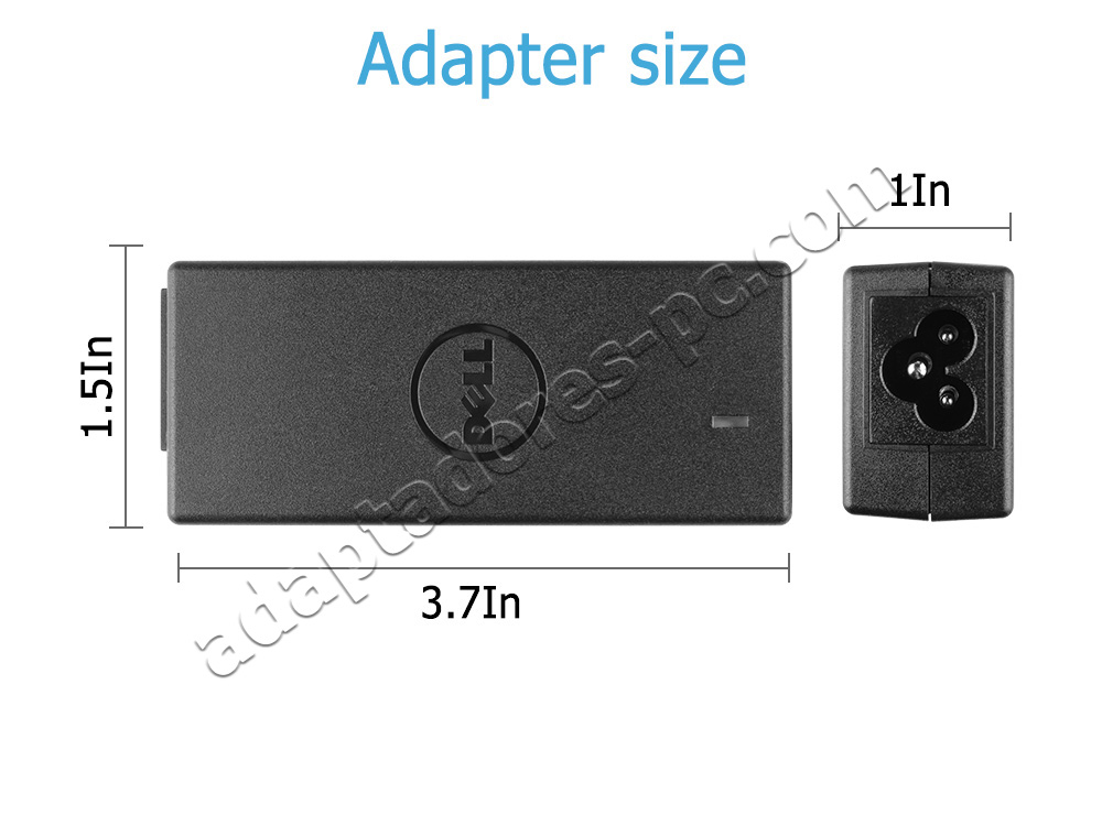 45W Dell Inspiron 5767 P32E001 Original AC Adaptador Cargador