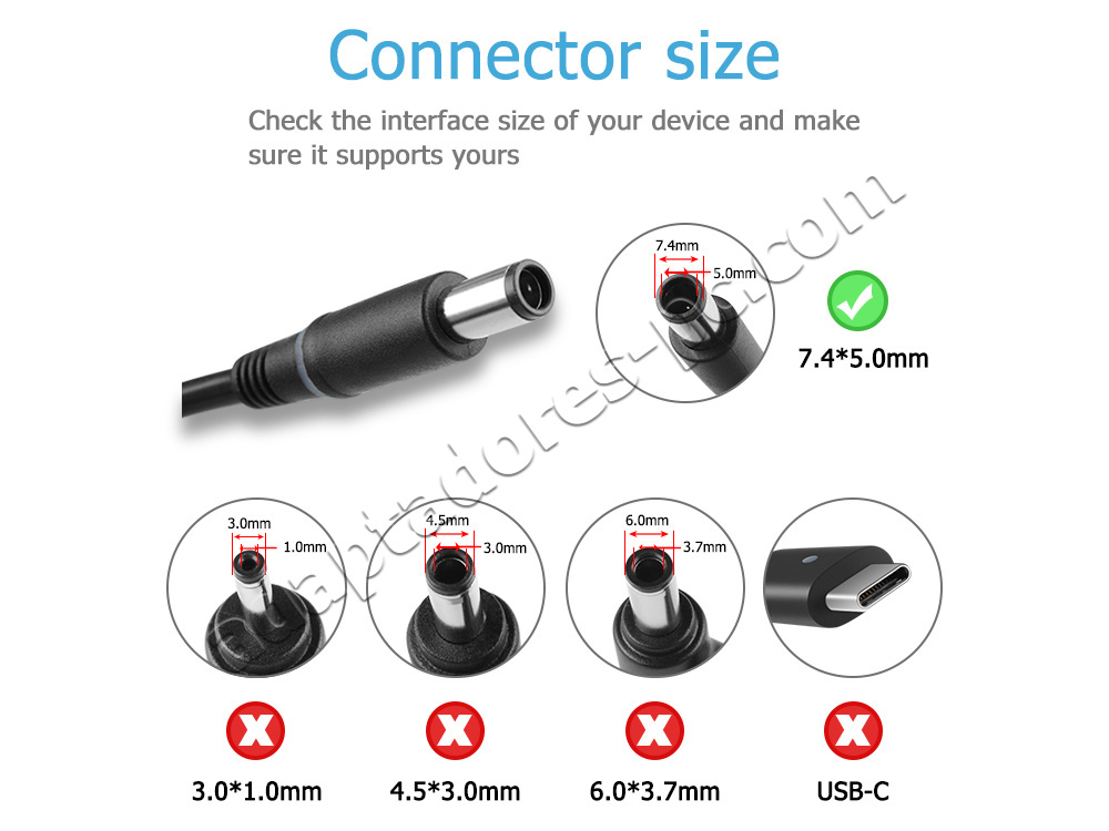 130W Dell PA-1131-02D Original AC Adaptador Cargador