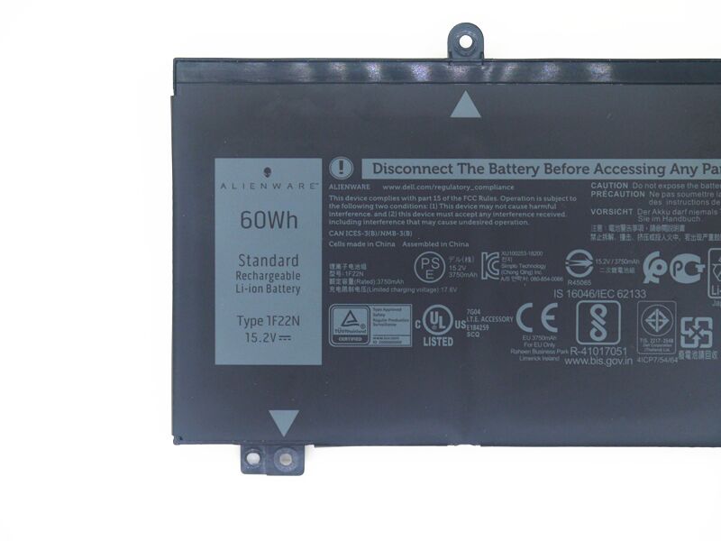 Original 3750mAh 60Wh Batería Dell Alienware m17 R2 P41E P41E001