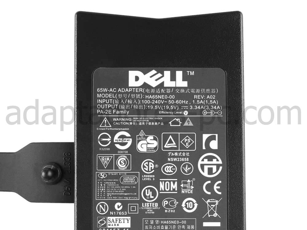 Original 65W AC Adaptador Cargador Dell Vostro 1500 1510 1440 1450