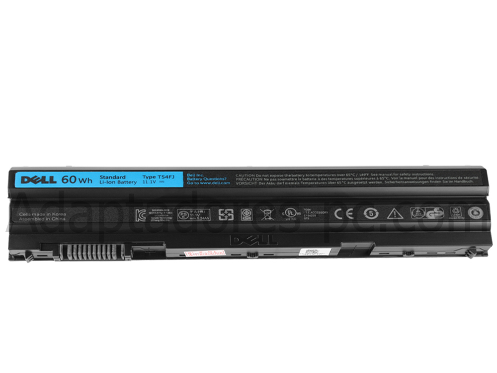 60Wh Batería Dell 312-1325 4YRJH 312-1324 451-11979
