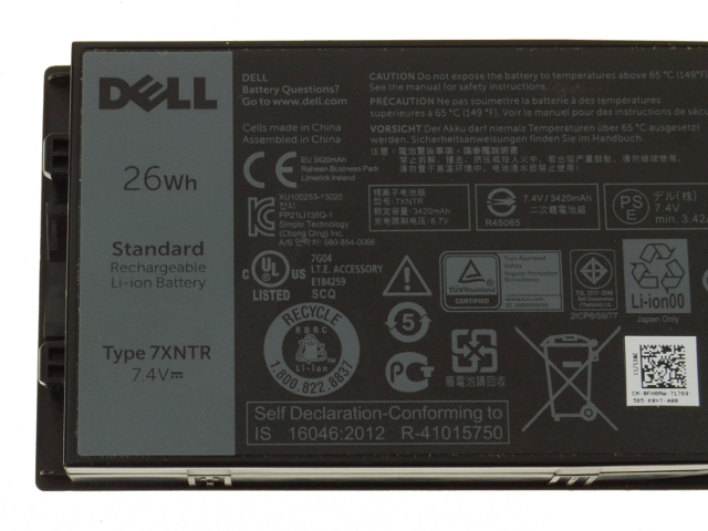Original 26Wh Batería Dell 7XNTR 07XNTR FH8RW