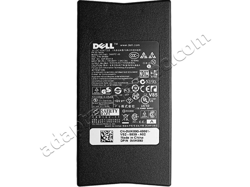Original 90W AC Adaptador Cargador Dell HA65NS5-00 HA65NS2-00