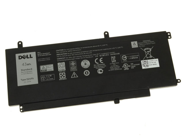 Original 43Wh Dell 0D2VF9 Batería - Haga un click en la imagen para cerrar
