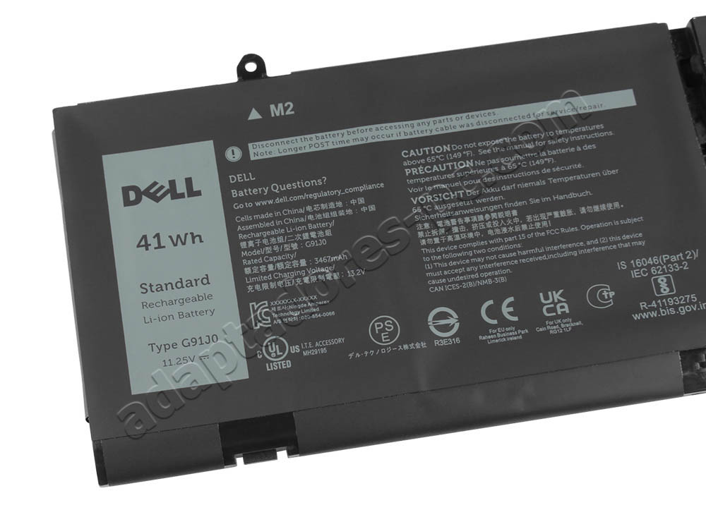 Original Batería Dell Vostro 14 5410 P143G P143G001 3640mAh 41Wh