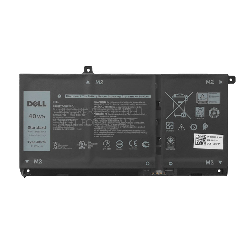 Original 3550mAh 40Wh Batería Dell Inspiron 5300 P121G001