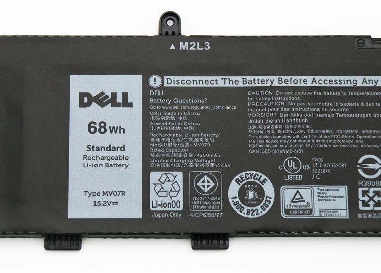 Original 4255mAh 68Wh Batería Dell G5 15 5500 P89F003