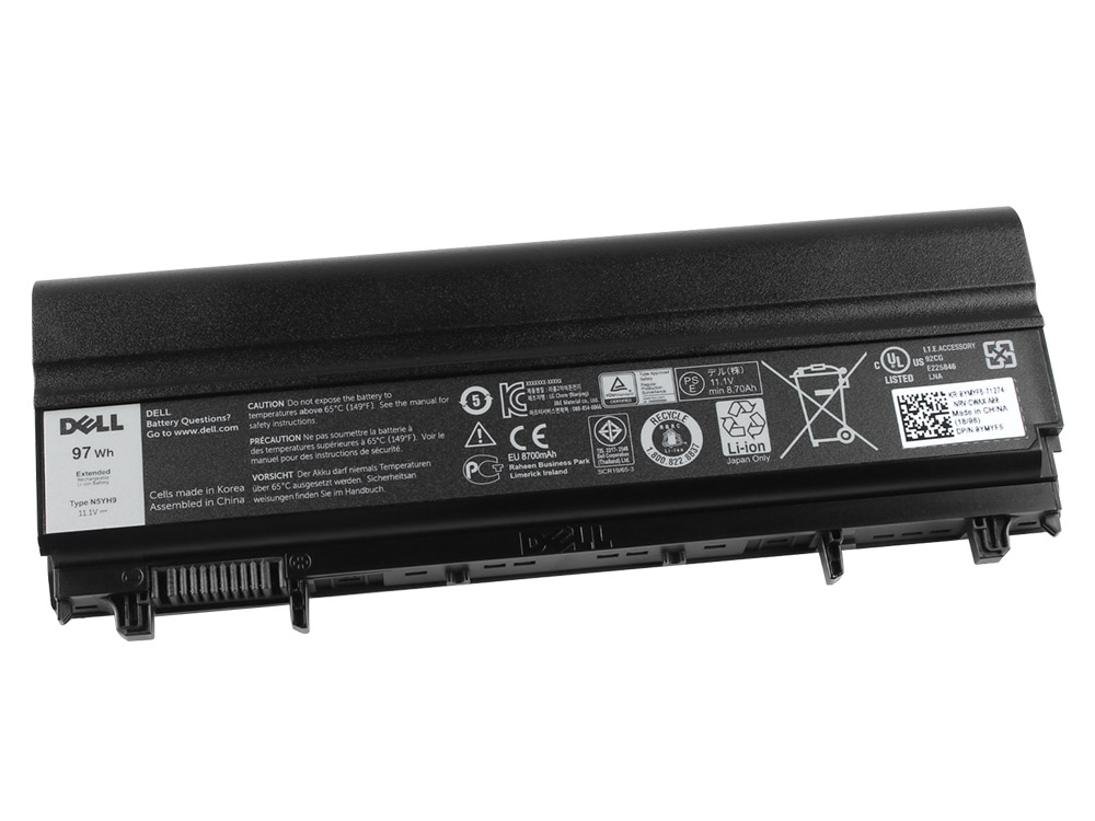 Original 8700mAh 97Wh Batería Dell P44G P44G001