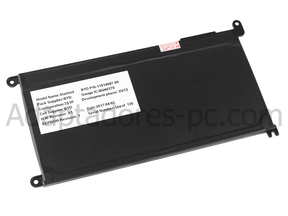 42Wh Original Batería Dell Inspiron 15 7573 P70F001