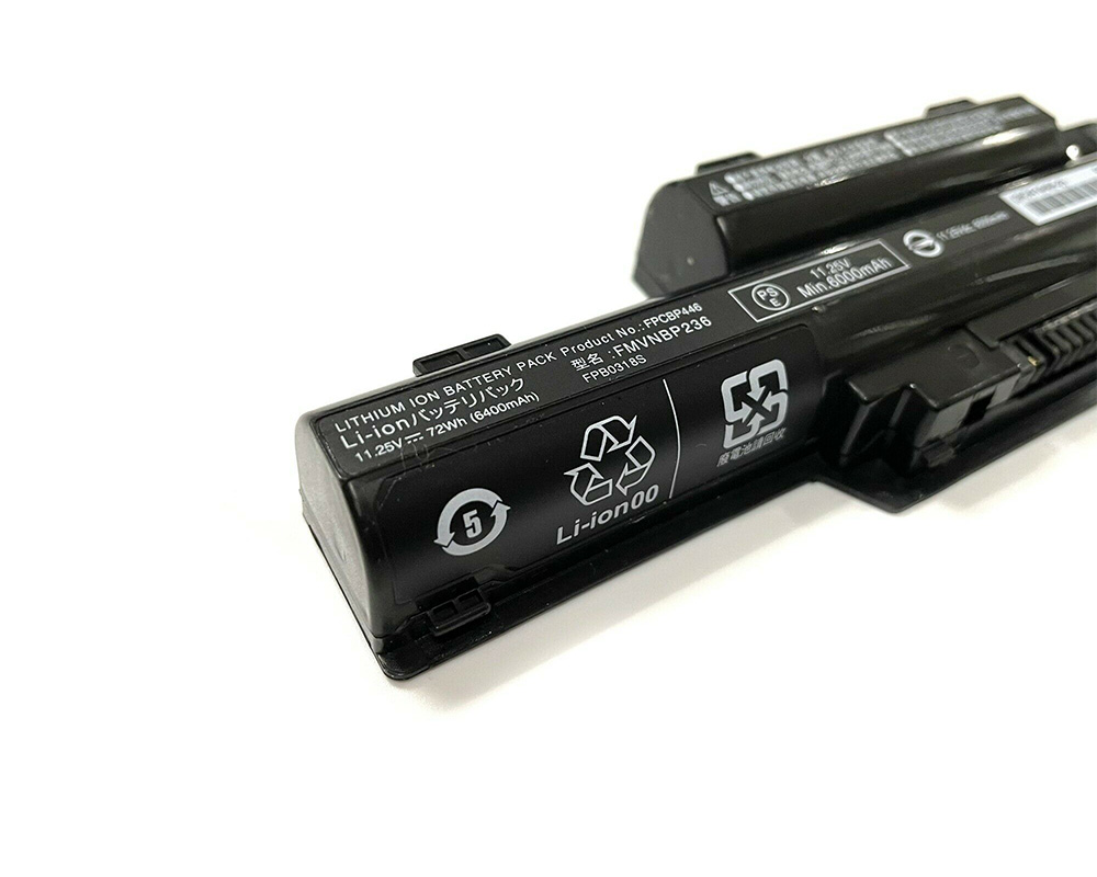 Batería Fujitsu CP673831-01 CP702410-01 6400mAh 72Wh