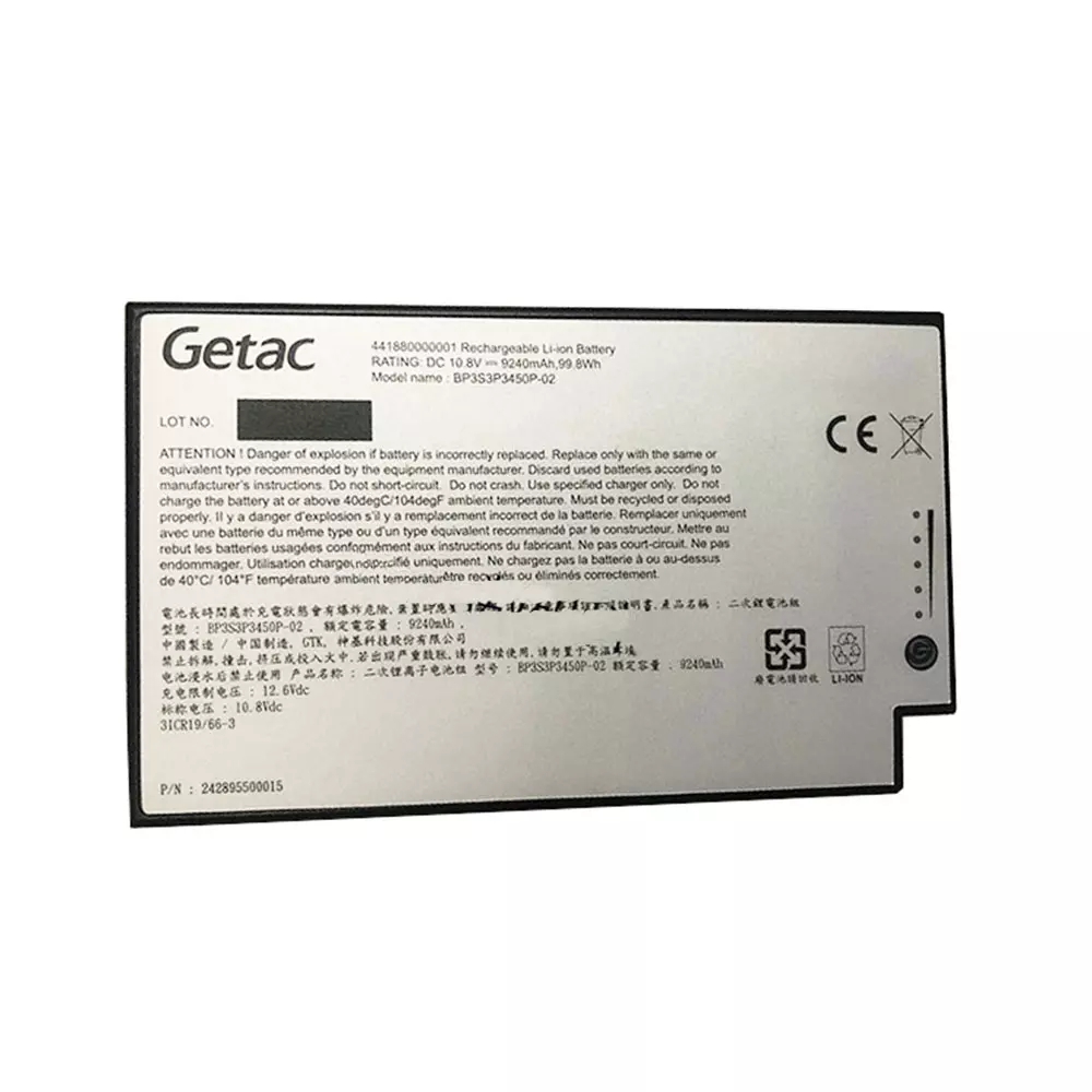 Batería Getac 242895500049 9240mAh 99.8Wh