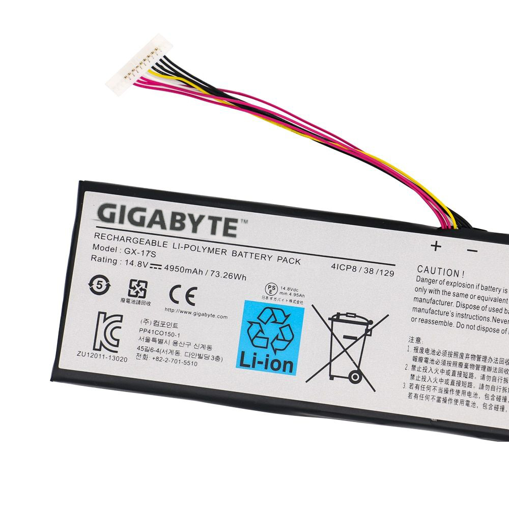 Original Batería Gigabyte Aorus X3 4950mAh 73.26Wh