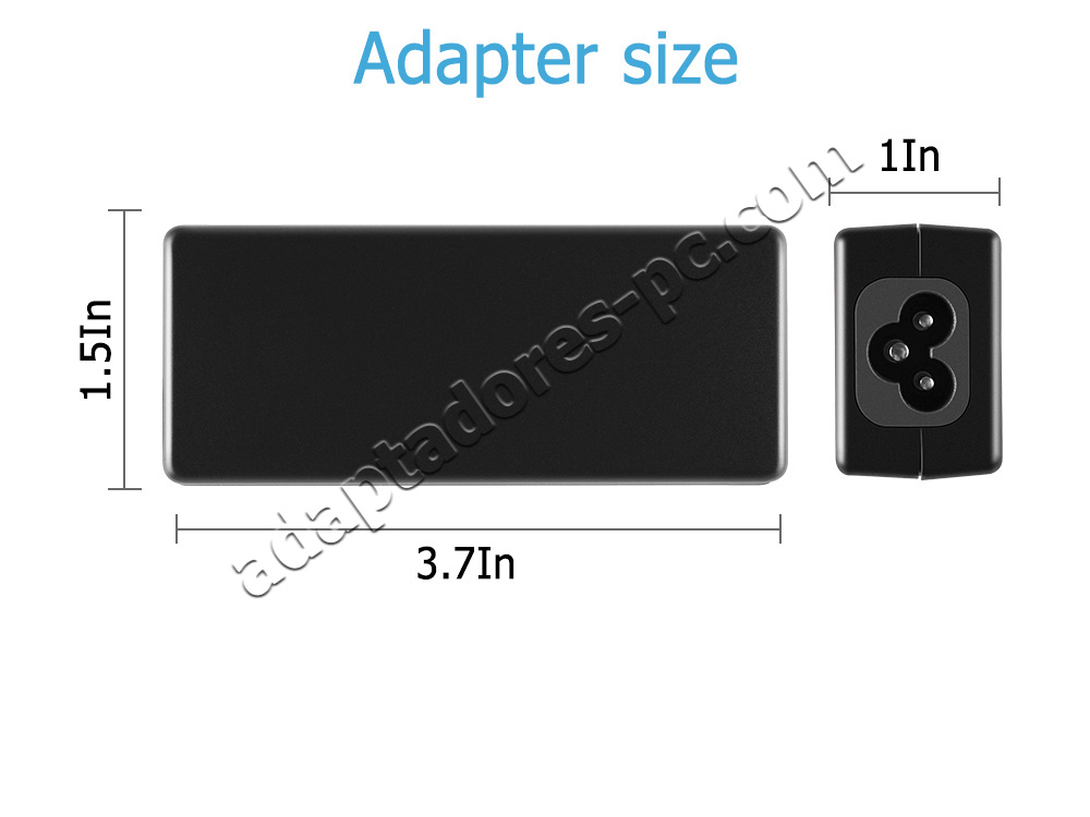Original 45W HP 17-bs006ns 2FQ04EA AC Adaptador Cargador + Cable