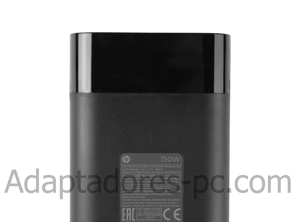 Original 150W HP Pavilion Gaming 16-a0014ns 16-a0979nd AC Adaptador Cargador