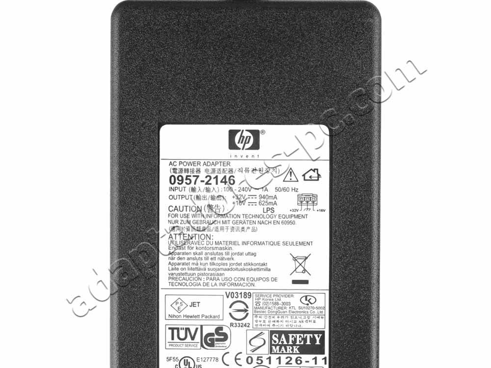 Original AC Adaptador Cargador HP PSC 1315 All-in-One Printer