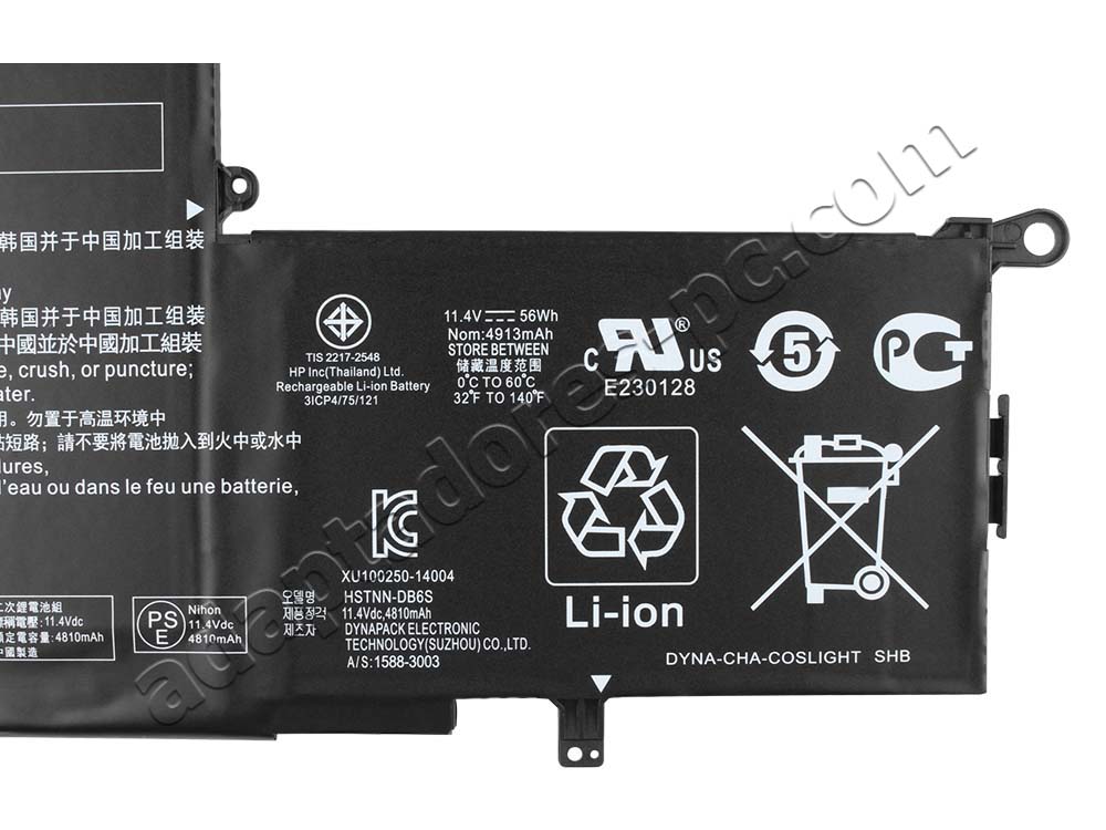 Original Batería HP Spectre x360 13-4000 4810mAh 56Wh