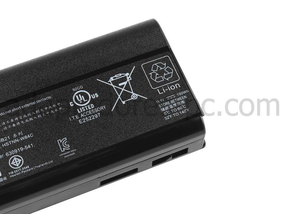Original Batería HP ProBook 6460b (XU550AV) 8550mAh 100Wh