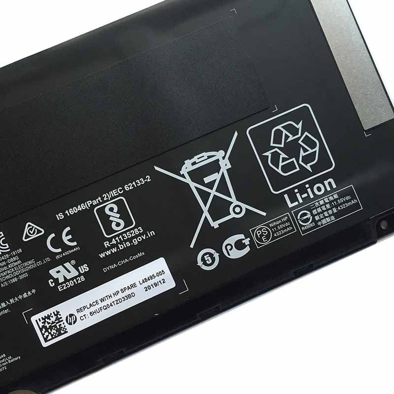 Original Batería HP Pavilion 15-dk0002la 15-dk0300ng 15-dk0016no 4523mAh 52.5Wh