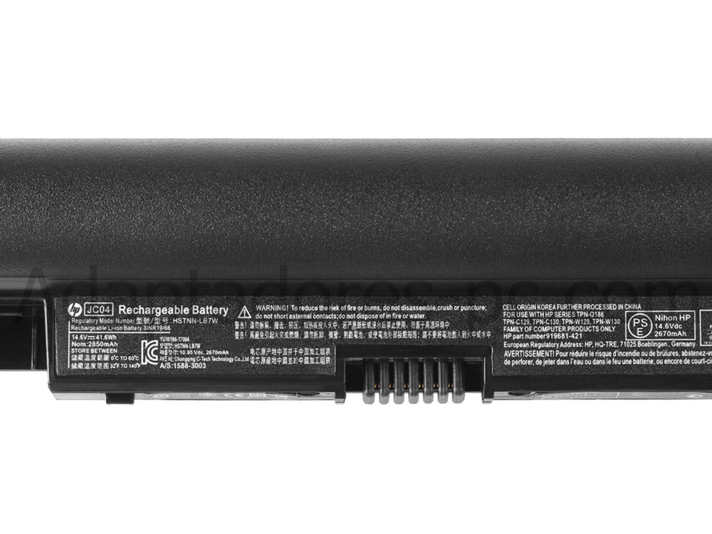 Original Batería HP JC03 JC04 2850mAh 41.6Wh