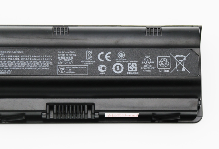 Original Batería HP 593550-001 593553-001 4400mAh 47Wh