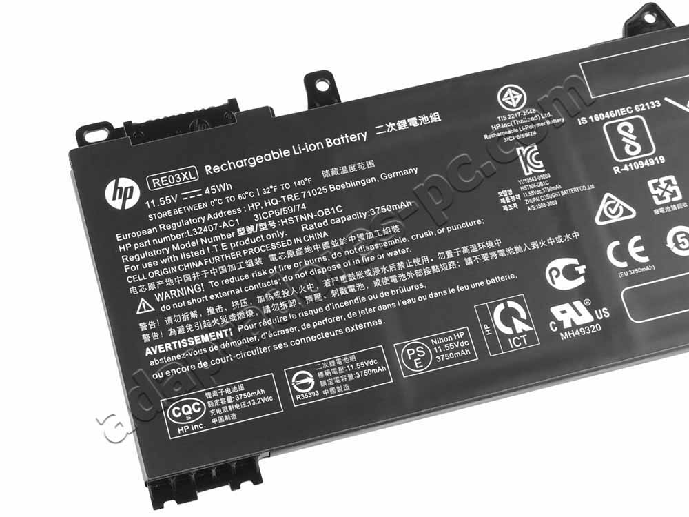 Original Batería HP ProBook 450 G7 3900mAh 45Wh