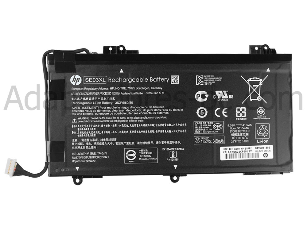 Original 41.5Wh Batería HP Pavilion 14-al002tx 14-al062nr