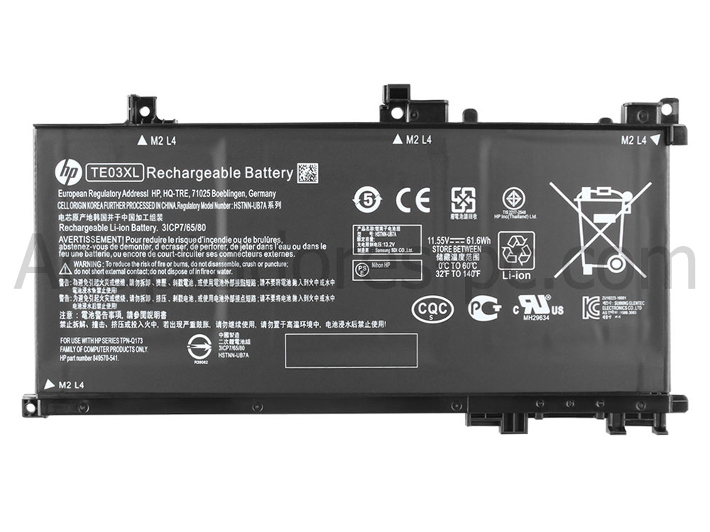 Original Batería HP Omen 15-ax001ns 15-ax070nw 5150mAh 61.6Wh