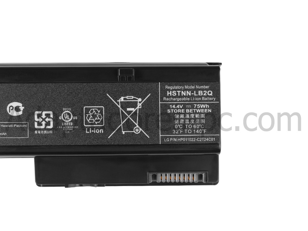 Original 5200mAh 75Wh Batería HP compaq 632425-001 HSTNN-I93C