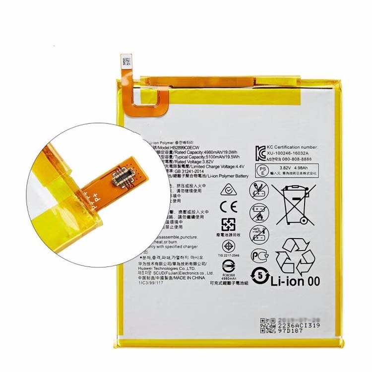 Original Batería Huawei M3 BTV-DL09 4980mAh 19Wh