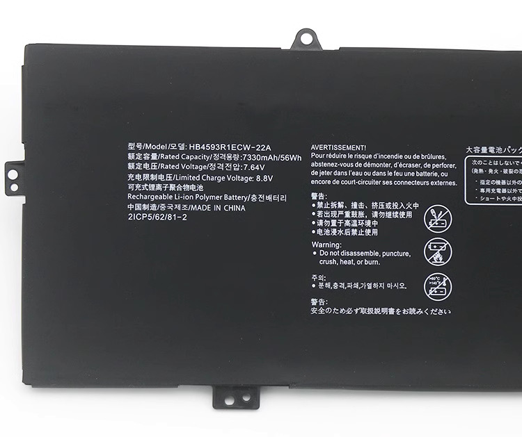 Batería Huawei HB4593R1ECW-22A 7330mAh 56Wh