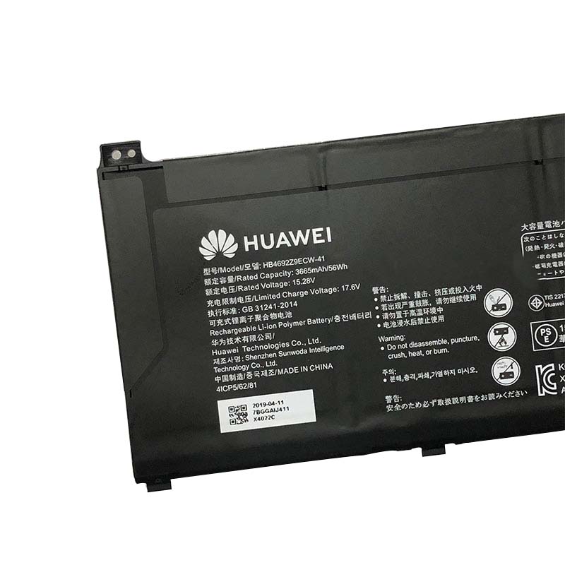 Original Batería Huawei 4ICP5/62/81 3665mAh 56Wh