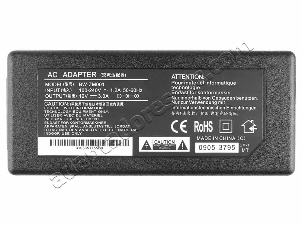 40W AC Adaptador Cargador ADI A701 A704 A707 A904 LCD Monitor