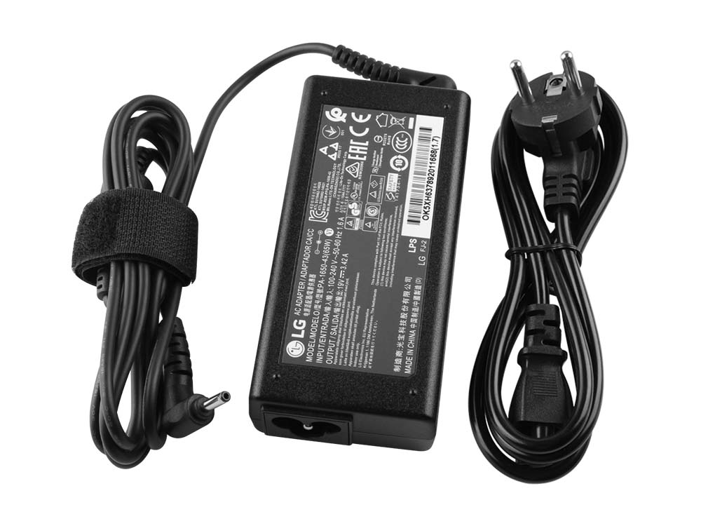 Original 65W Cargador LG Gram 15Z990-R.AAS9U1 AC Adaptador + Cable