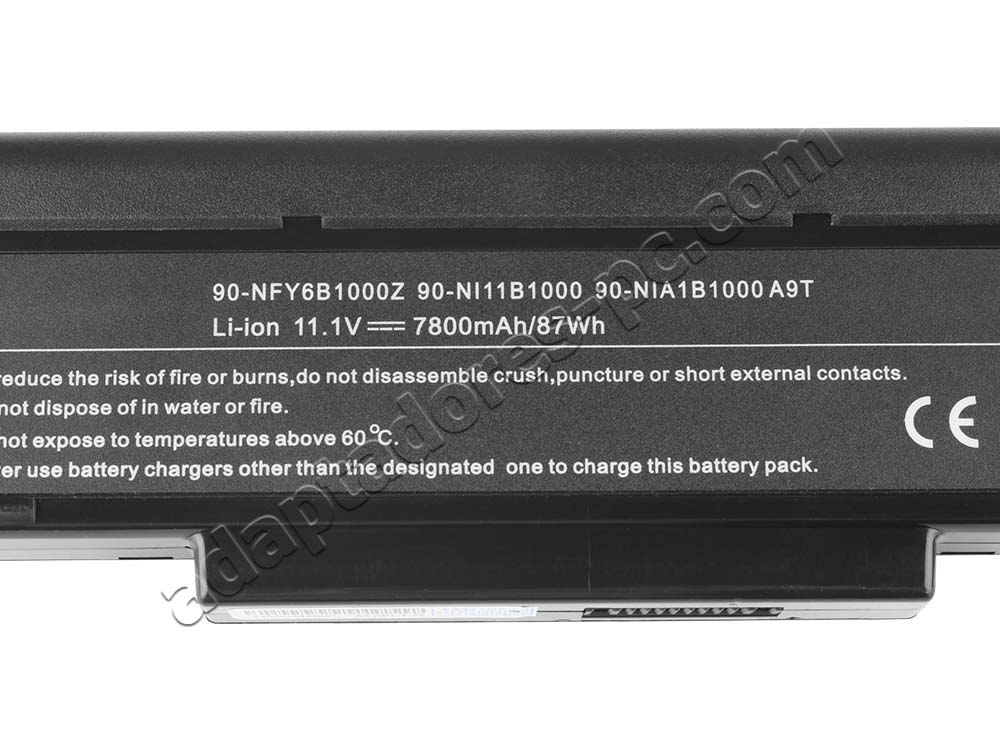 7200mAh Batería Asus A32-F3