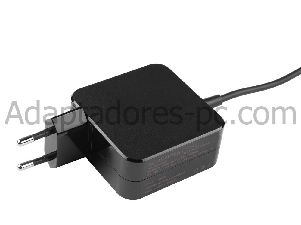 45W Lenovo 4X20E75135 USB-C AC Adaptador Cargador