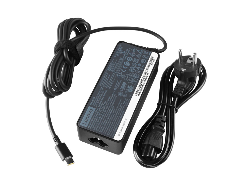 Adaptador Cargador Lenovo ADLX65YDC2A 65W + Cable