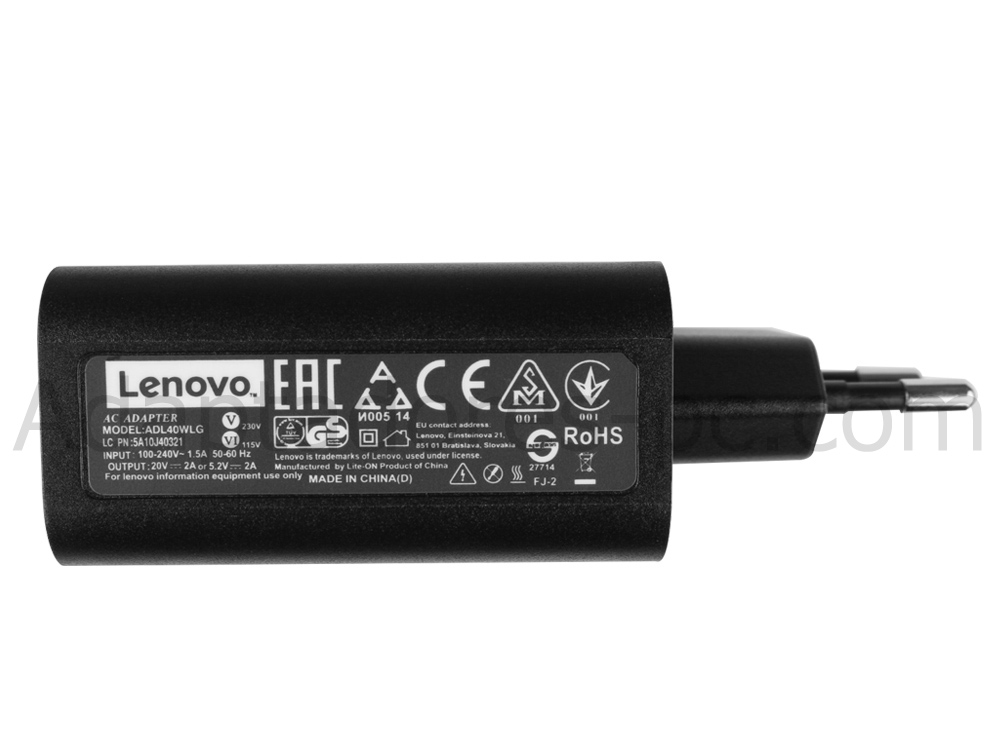 40W Original Adaptador Cargador Lenovo Yoga 3-1170 + Cable