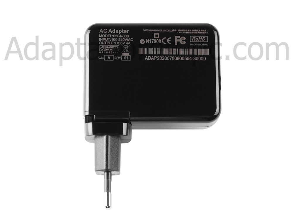 Original 20W Lenovo Miix 320 80XF AC Adaptador Cargador + Cable