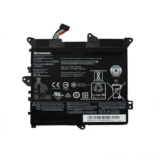 Original 30Wh 4050mAh Lenovo Yoga 300-11IBR 80M1008KIX Batería - Haga un click en la imagen para cerrar