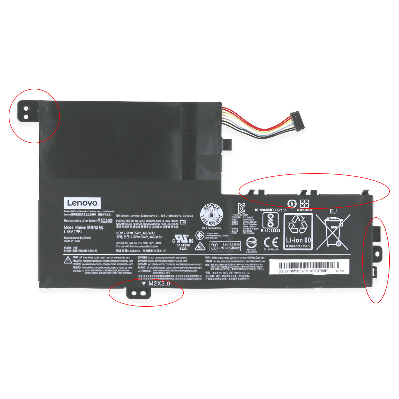 Original Batería Lenovo Yoga 520-14IKB 80X80142MH 4670mAh 35Wh