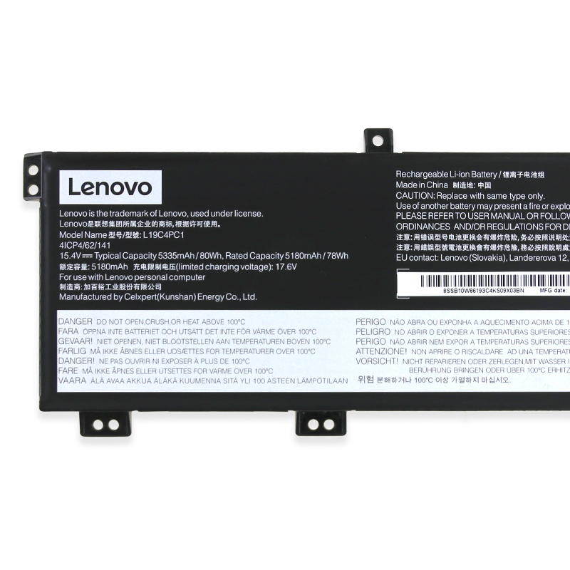Original Batería Lenovo Legion 5 15ARH05H 82B1 5350mAh 80Wh