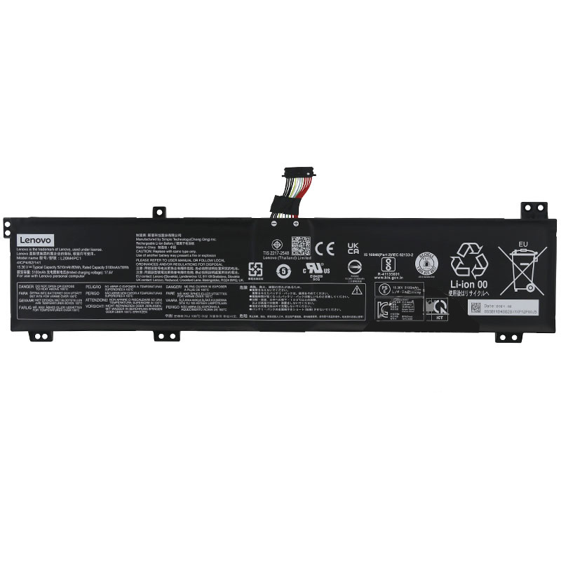 Original Batería Lenovo Legion 5 15ACH6H 82JU0140SP 5210mAh 80Wh