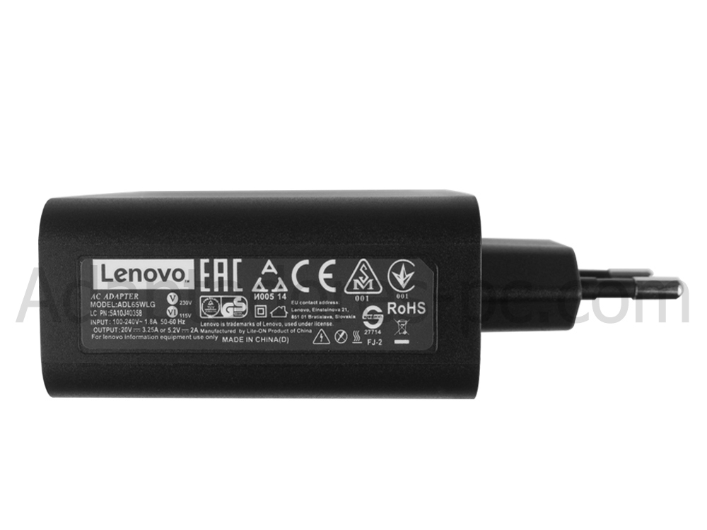Original 65W Lenovo yoga 900 13 80MK0011US AC Adaptador Cargador