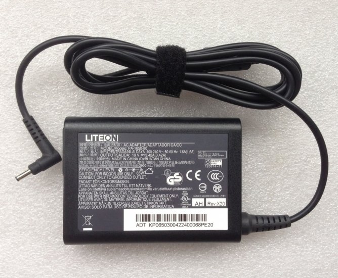 Original 65W AC Adaptador Cargador Acer Liteon PA-1650-80 - Haga un click en la imagen para cerrar