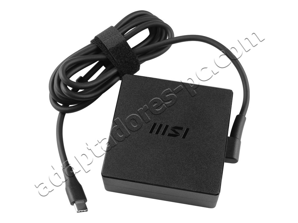 Original 100W USB-C Cargador MSI Stealth A16 AI+ A3HVFG-075IN AC Adaptador + Cable